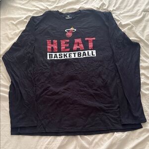 NWOT Miami Heat Basketball Long Sleeve Tee